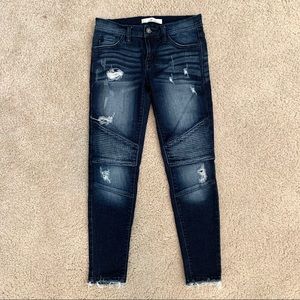 KanCan Moto Distressed Jeans